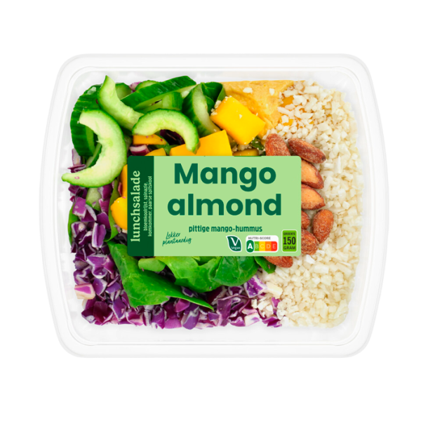 Mango almond lunch salad